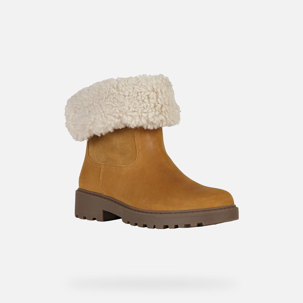 Botas Geox Menina Marrom - Casey - LCGND0273